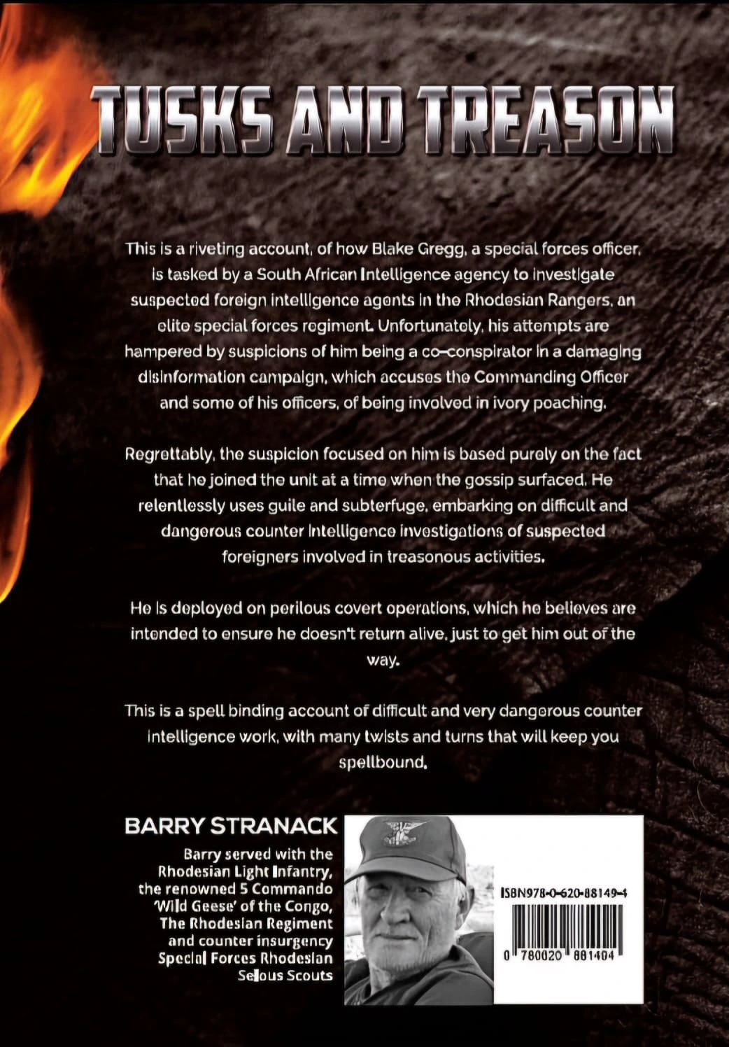 Tusks and Treason Back Cover